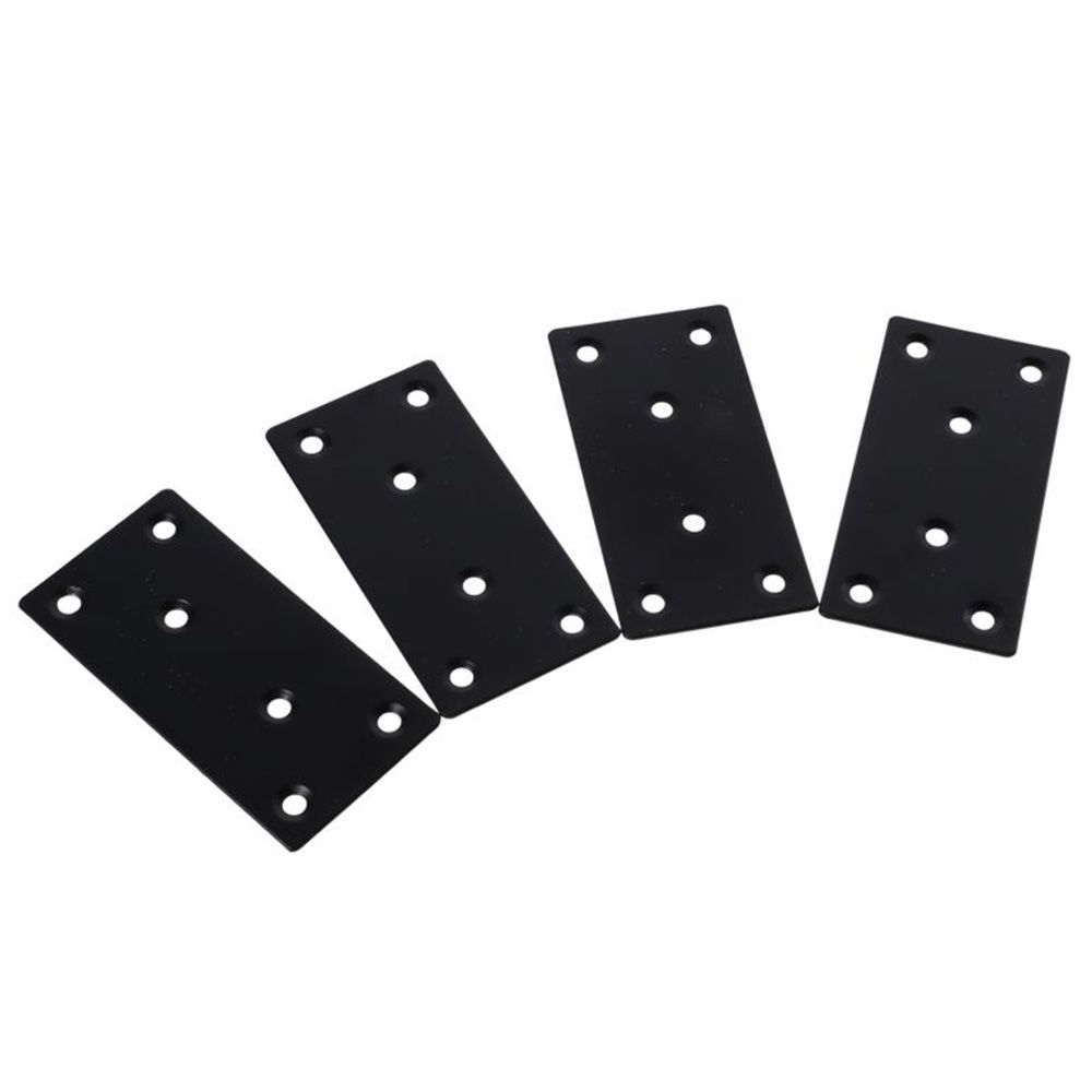 Woodworking X Brace - Placa de reparo plana preta de
