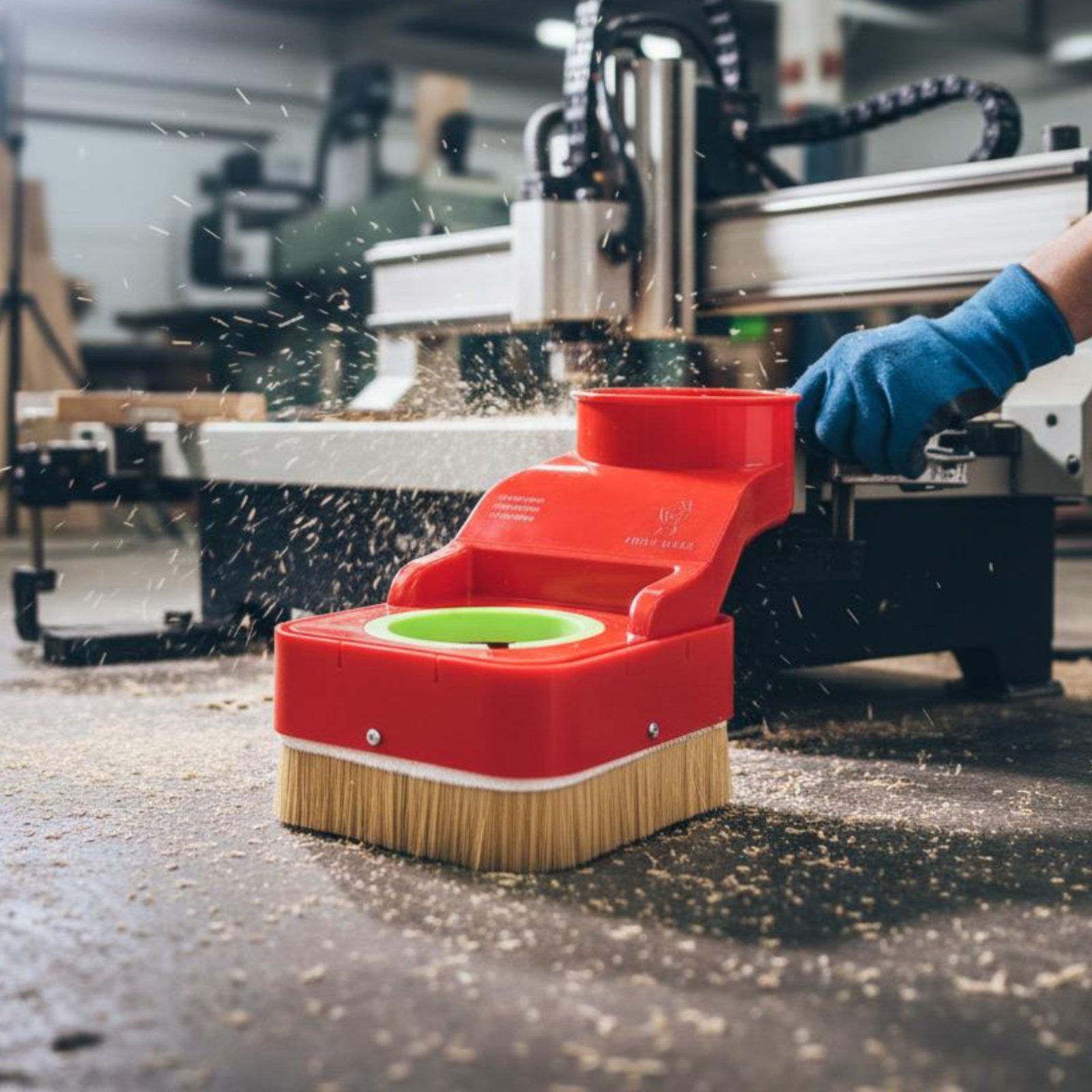 Vacuum Woodworking - Capa Protetora de Pó para Router