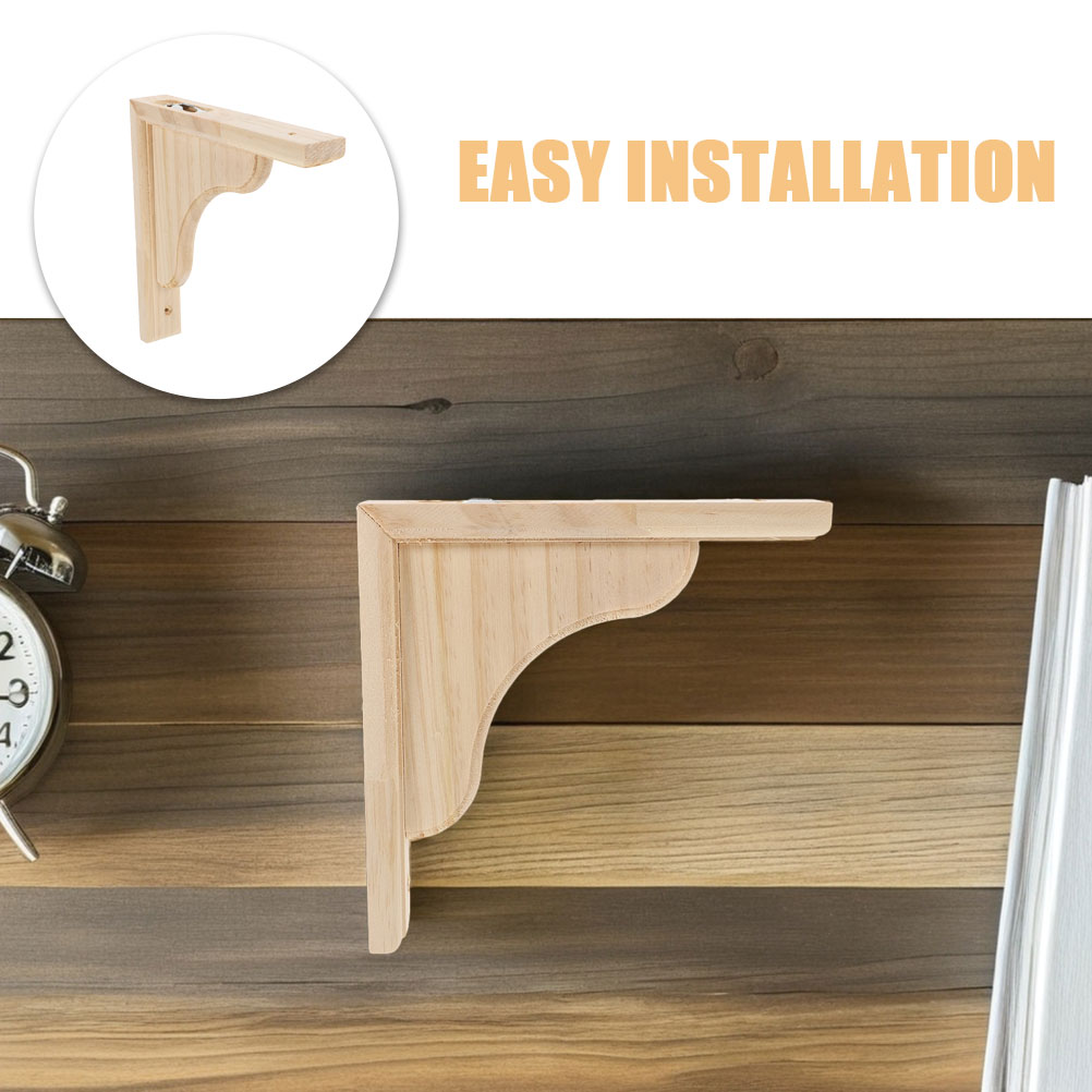 Woodworking Ebook - 2 pçs suportes de prateleira triangular