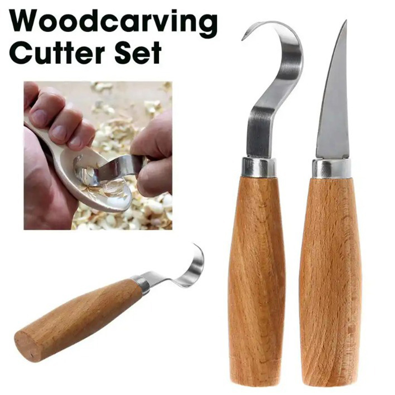 Woodworking Groove - Faca de Escultura em Madeira, Cinzel,