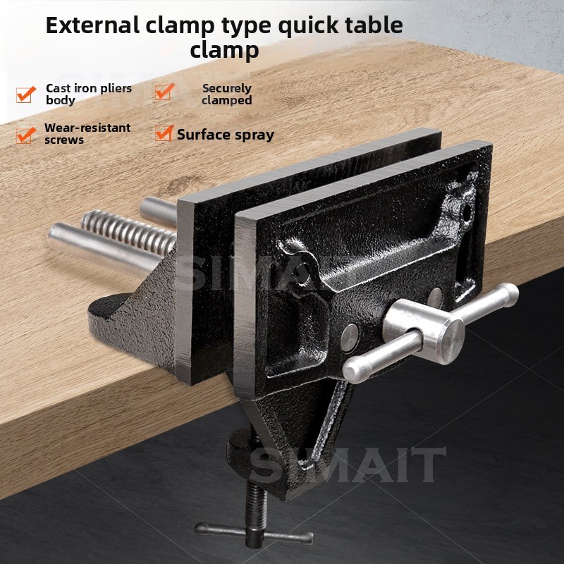 Woodworking Quick Release Vise - Torneira de Bancada para Marcenaria com