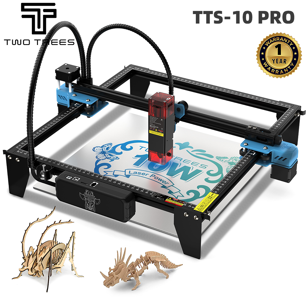Woodworking Logos - Twotrees TTS-10 pro gravador a laser