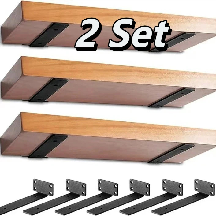 Woodworking Ebook - 2 Conjuntos de Suportes de Prateleira