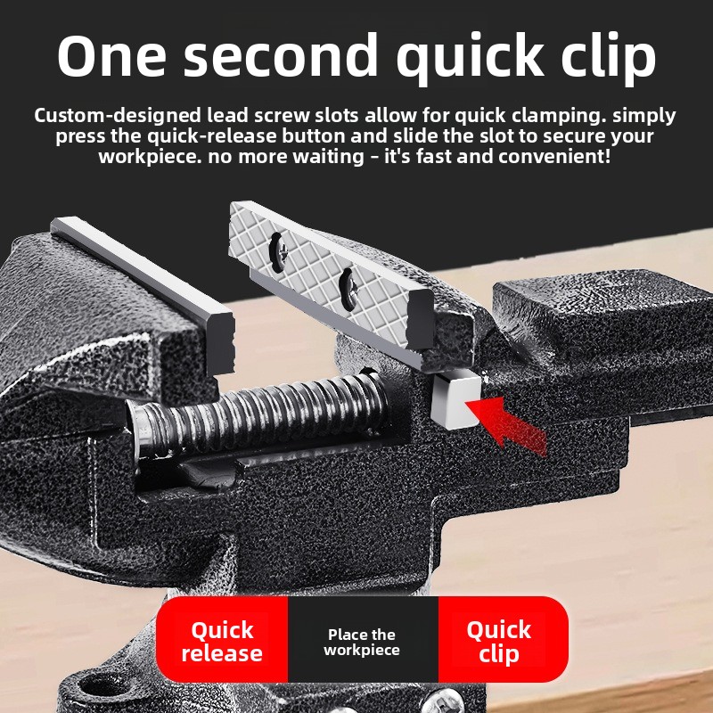 Morsa de Bancada de Aço Fundid - Woodworking Quick Release Vise avaliação e preço