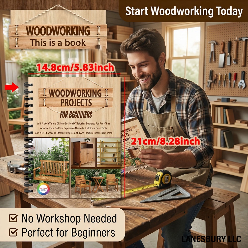 Livro de projetos de marcenari - Woodworking Ebook avaliação e preço
