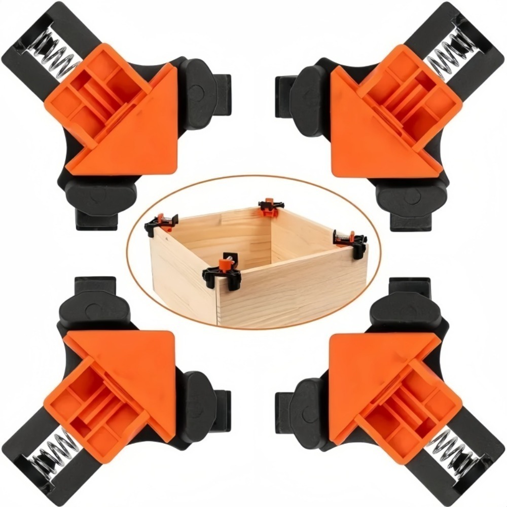 4 peças 90 °   Grampo de Canto - Woodworking Groove avaliação e preço