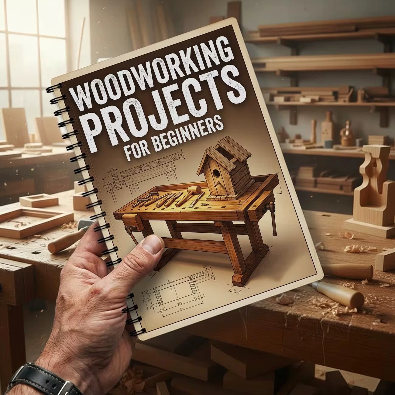 Livro de projetos de marcenari - Woodworking Ebook avaliação e preço