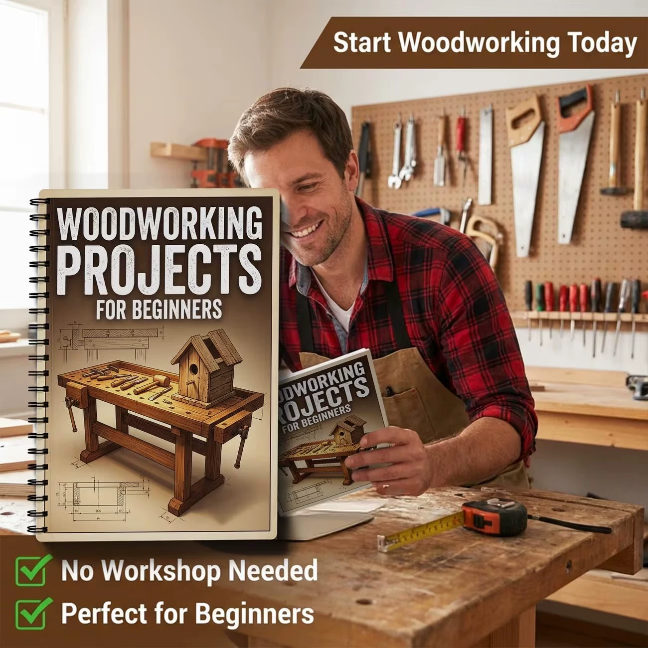Livro de projetos de marcenari - Woodworking Ebook avaliação e preço