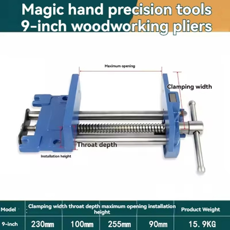 Torno para carpintaria de ação - Woodworking Quick Release Vise avaliação e preço