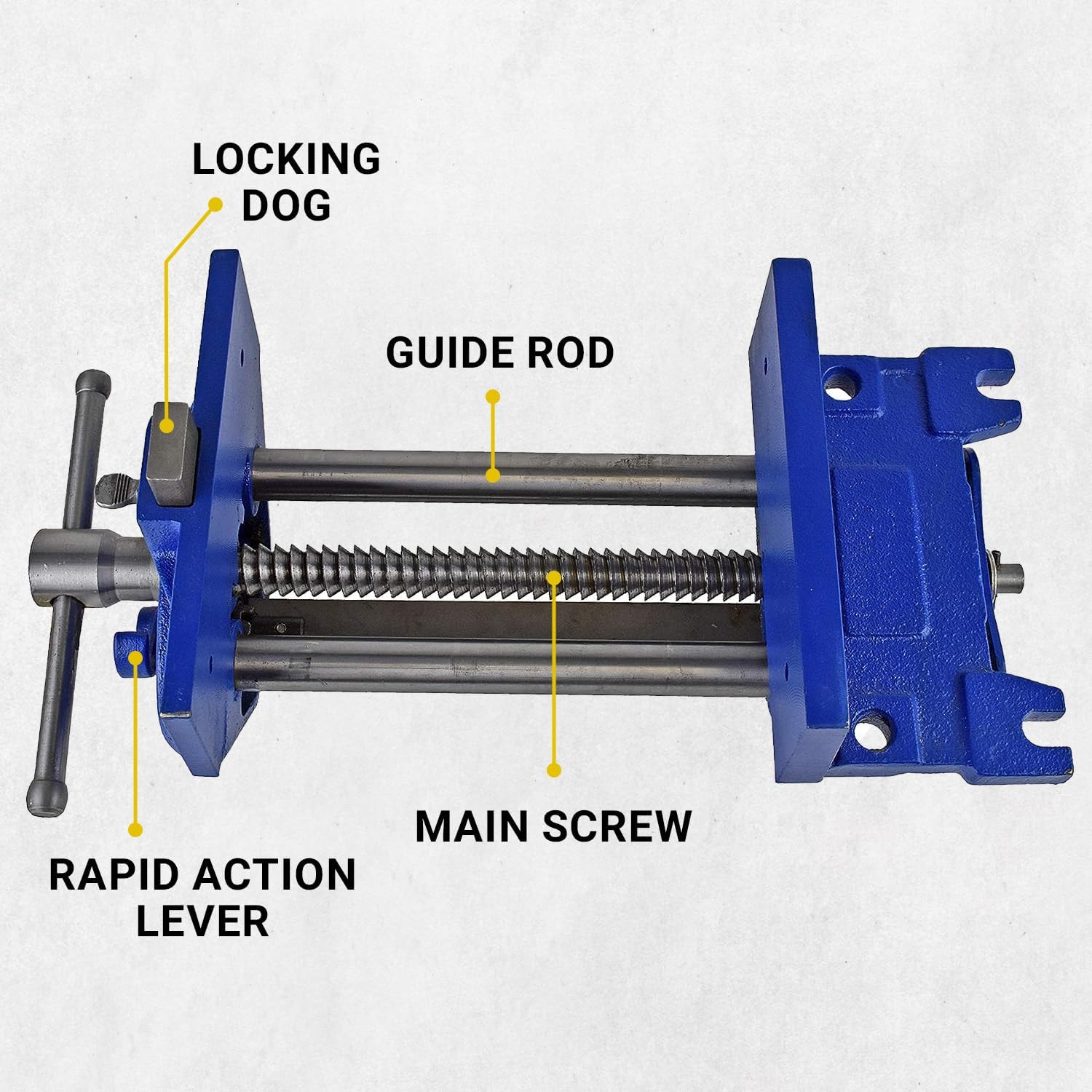 Torno para carpintaria de ação - Woodworking Quick Release Vise avaliação e preço