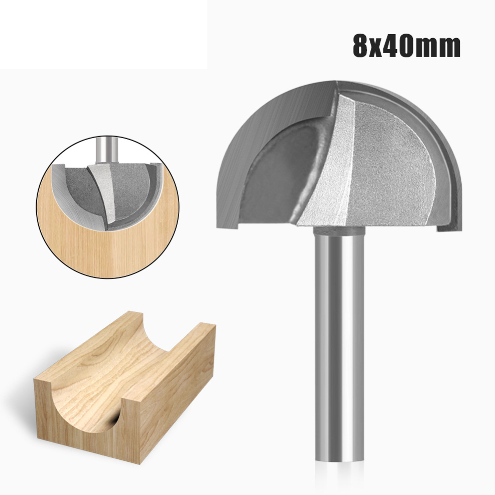 Fresa de Ranhura Côncava de 8m - Woodworking Groove avaliação e preço