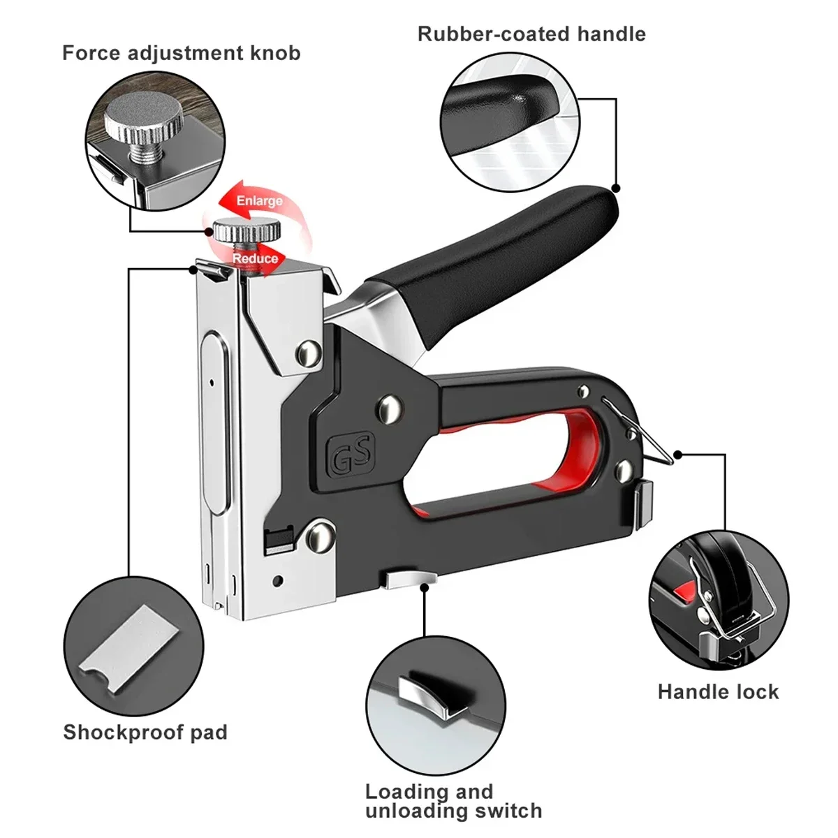 Pistola de Pregos Manual 4 em  - Woodworking Ebook avaliação e preço
