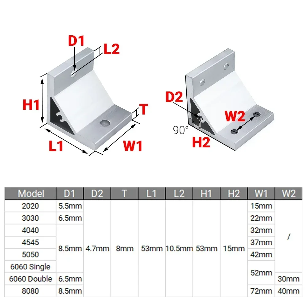 Suporte de ângulo de canto de  - Woodworking Joint avaliação e preço