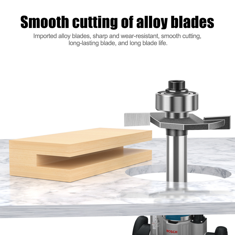 Fresa de ranhura em T fina com - Woodworking Groove avaliação e preço