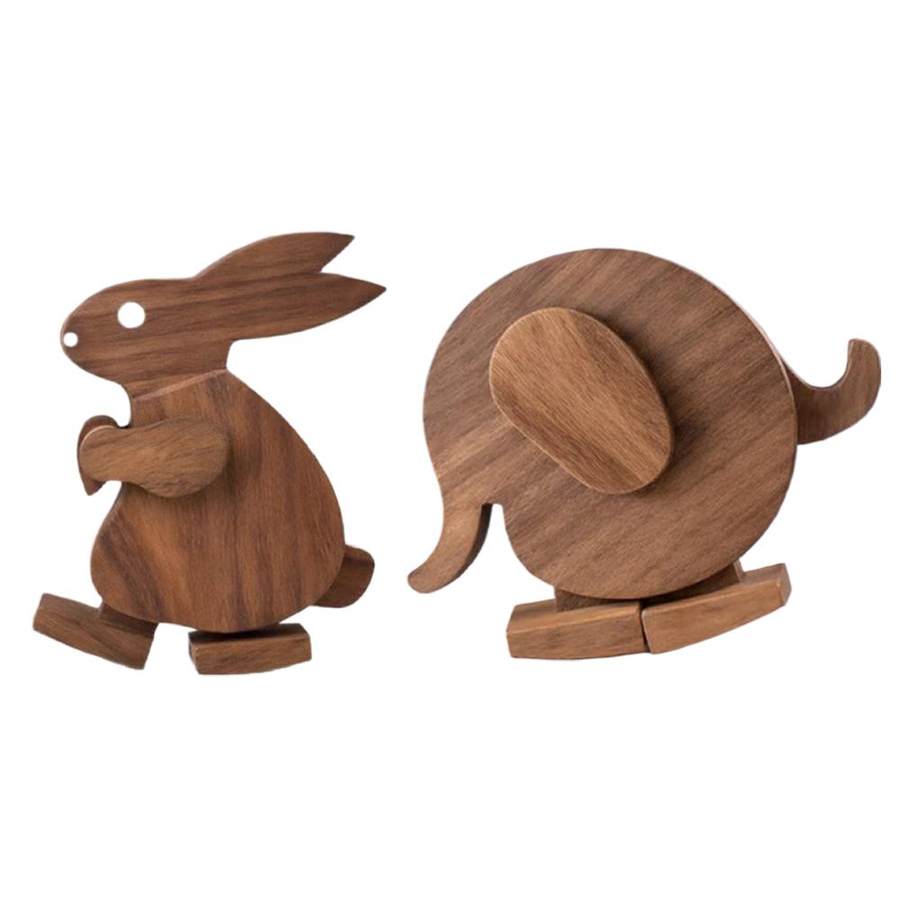 Conjunto de 2 Animais Escandin - Woodworking Joint avaliação e preço