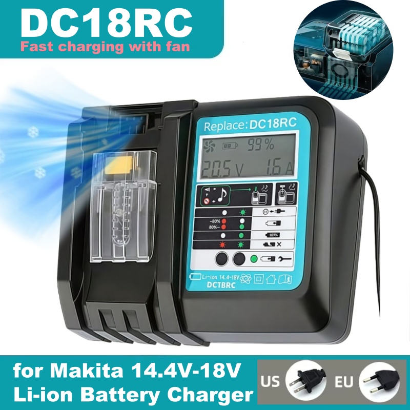 Carregador Rápido DC18RC com V - Makita Drill Hp1640 avaliação e preço