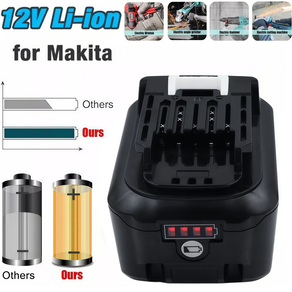 Bateria recarregável de íon-lí - Makita Drill Hp1640 avaliação e preço